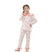 Load image into Gallery viewer, 2 Pieces Set Kid Girls Cartoon Print Shirts And Pants Wholesale 221125490
