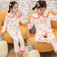 Load image into Gallery viewer, 2 Pieces Set Kid Girls Cartoon Print Shirts And Pants Wholesale 221125490
