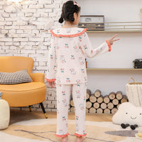 Load image into Gallery viewer, 2 Pieces Set Kid Girls Cartoon Print Shirts And Pants Wholesale 221125490
