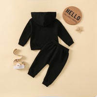 Load image into Gallery viewer, 2 Pieces Set Baby Kid Boys Letters Hoodies Swearshirts And Solid Color Pants Wholesale 221125499
