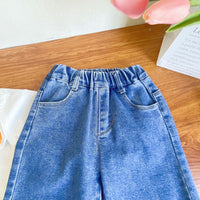 Load image into Gallery viewer, 2 Pieces Set Kid Girls Cartoon Print Blouses And Flower Pants Wholesale 221125531
