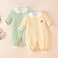 Load image into Gallery viewer, Baby Unisex Solid Color Flower Jumpsuits Sleepwears Wholesale 221125539
