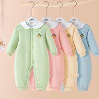 Load image into Gallery viewer, Baby Unisex Solid Color Flower Jumpsuits Sleepwears Wholesale 221125539
