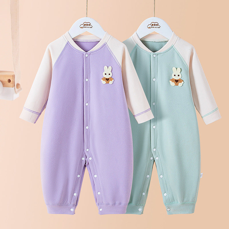 Baby Kid Unisex Solid Color Animals Jumpsuits Wholesale 221125552