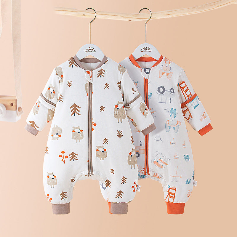 Baby Kid Unisex Animals Cartoon Print Jumpsuits Wholesale 221125556