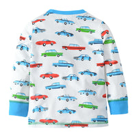 Load image into Gallery viewer, Baby Kid Boys Car Print Tops Wholesale 22112560
