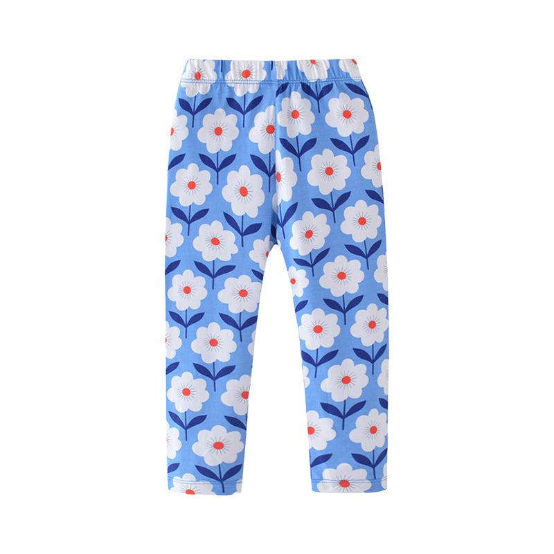 Baby Kid Girls Flower Print Pants Leggings Wholesale 22112575