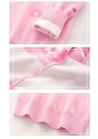 Load image into Gallery viewer, Kid Girls Flower Crochet Sweaters Wholesale 22113004
