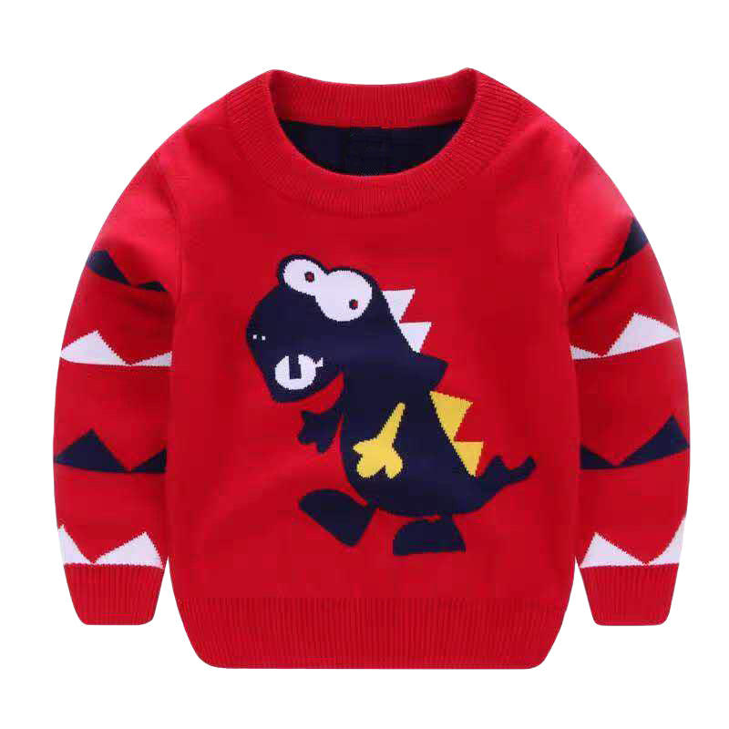 Kid Boys Cartoon Crochet Sweaters Wholesale 22113008