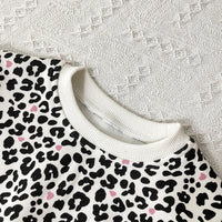 Load image into Gallery viewer, 2 Pieces Set Baby Unisex Love heart Tops And Leopard Pants Wholesale 221130113
