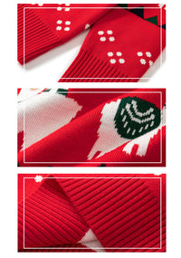 Load image into Gallery viewer, Baby Kid Boys Color-blocking Cartoon Print Christmas Sweaters Wholesale 221130138
