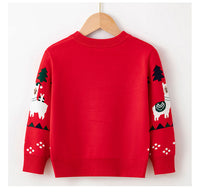 Load image into Gallery viewer, Baby Kid Boys Color-blocking Cartoon Print Christmas Sweaters Wholesale 221130138
