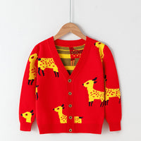 Load image into Gallery viewer, Kid Girls Animals Cartoon Crochet Cardigan Wholesale 22113014

