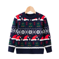 Load image into Gallery viewer, Baby Kid Girls Cartoon Print Christmas Sweaters Wholesale 221130141
