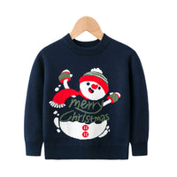 Load image into Gallery viewer, Kid Unisex Letters Cartoon Crochet Christmas Sweaters Wholesale 221130147
