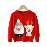 Load image into Gallery viewer, Kid Unisex Animals Cartoon Crochet Christmas Sweaters Wholesale 22113016
