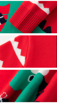 Load image into Gallery viewer, Kid Boys Letters Dinosaur Crochet Christmas Sweaters Wholesale 22113019
