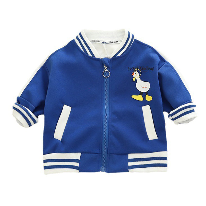 Baby Kid Boys Color-blocking Cartoon Jackets Outwears Wholesale 221130200