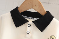 Load image into Gallery viewer, 2 Pieces Set Baby Kid Unisex Cartoon Print Polo Shirts And Pants Wholesale 221130211
