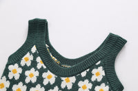 Load image into Gallery viewer, 3 Pieces Set Baby Kid Girls Flower Crochet Vests Waistcoats And Fruit Embroidered Tops And Pants Wholesale 221130214
