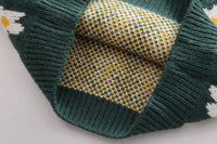 Load image into Gallery viewer, 3 Pieces Set Baby Kid Girls Flower Crochet Vests Waistcoats And Fruit Embroidered Tops And Pants Wholesale 221130214
