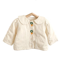 Load image into Gallery viewer, Baby Girls Flower Embroidered Jackets Outwears Wholesale 221130228
