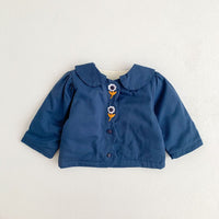 Load image into Gallery viewer, Baby Girls Flower Embroidered Jackets Outwears Wholesale 221130228
