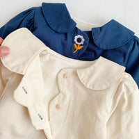 Load image into Gallery viewer, Baby Girls Flower Embroidered Jackets Outwears Wholesale 221130228
