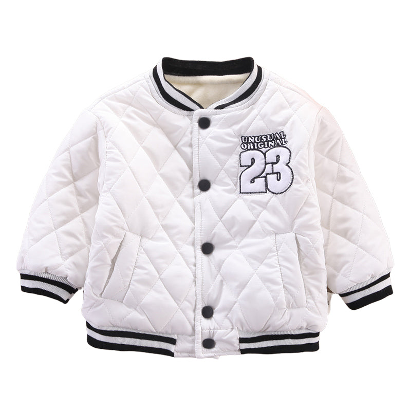 Baby Kid Unisex Letters Checked Jackets Outwears Wholesale 221130249