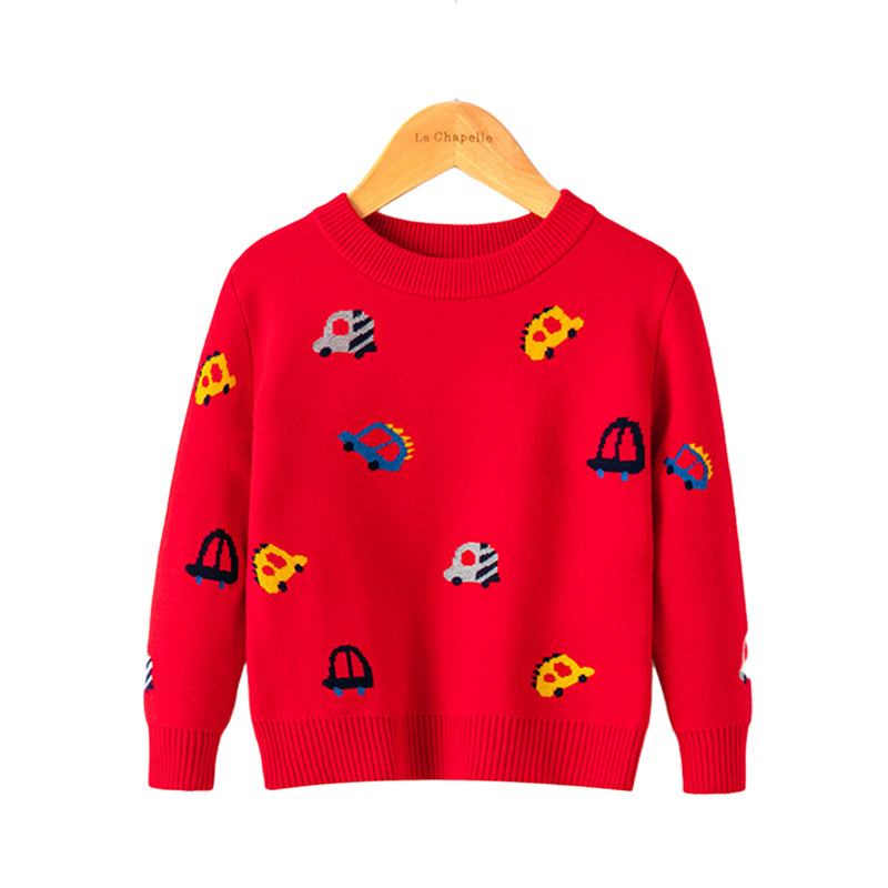 Baby Kid Boys Car Cartoon Sweaters Knitwear Wholesale 22113025