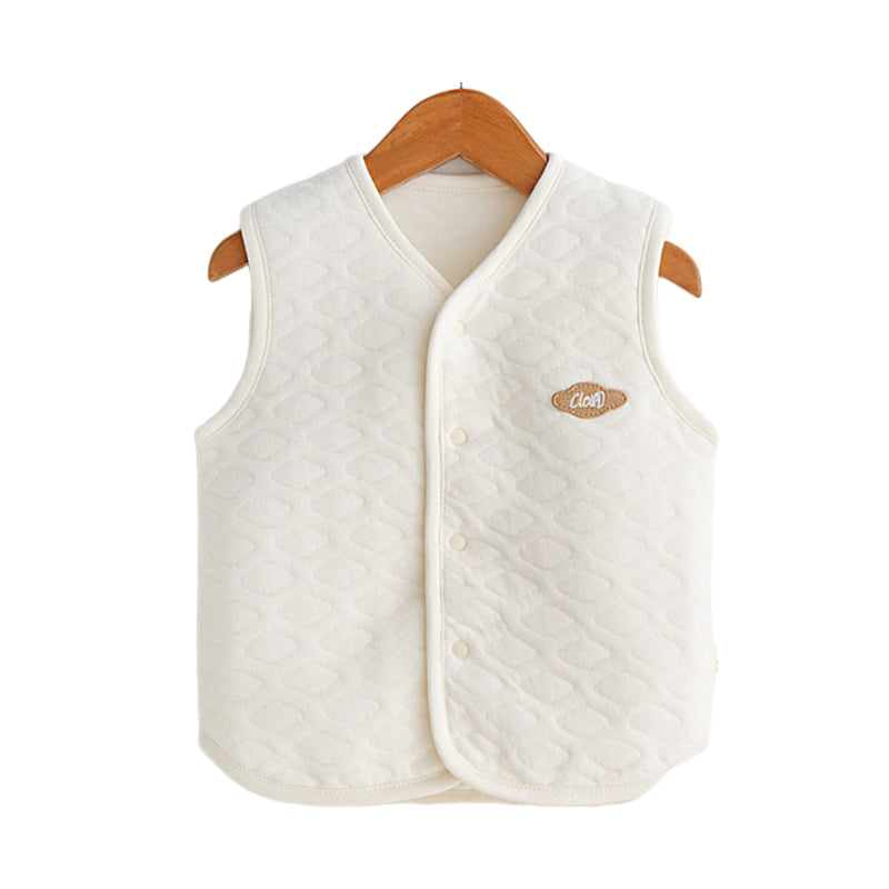 Baby Unisex Solid Color Vests Waistcoats Wholesale 221130260