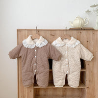 Load image into Gallery viewer, Baby Girls Flower Print Jumpsuits Wholesale 221130264
