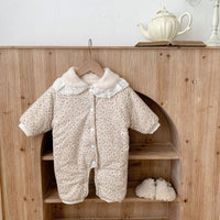 Load image into Gallery viewer, Baby Girls Flower Print Jumpsuits Wholesale 221130264

