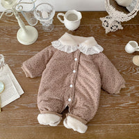 Load image into Gallery viewer, Baby Girls Flower Print Jumpsuits Wholesale 221130264
