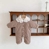 Load image into Gallery viewer, Baby Girls Flower Print Jumpsuits Wholesale 221130264
