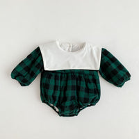 Load image into Gallery viewer, Baby Unisex Checked Rompers Wholesale 221130351
