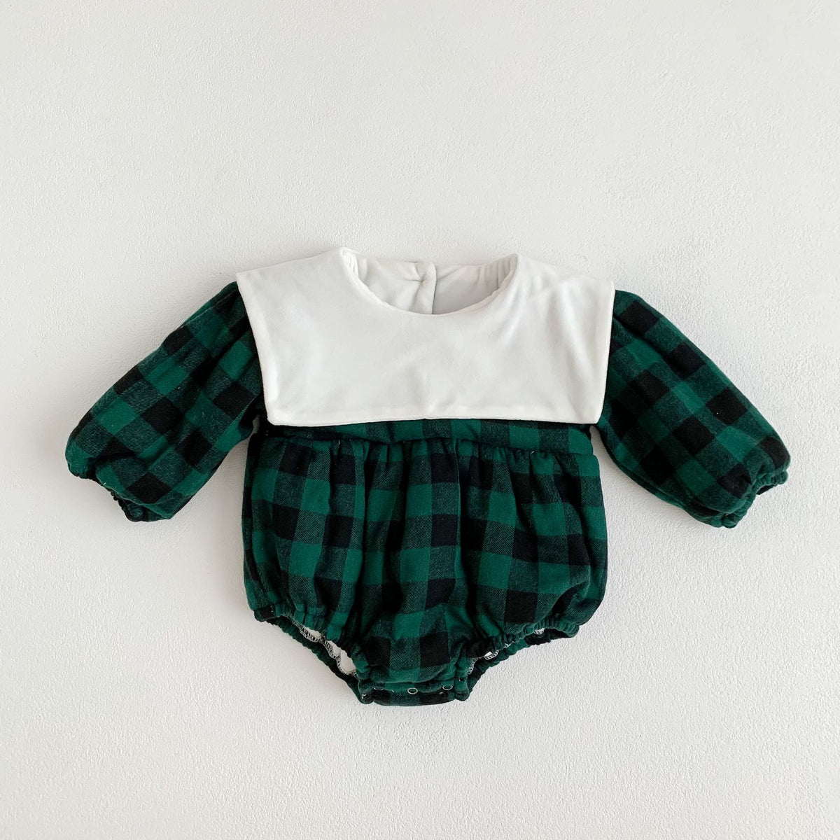 Baby Unisex Checked Rompers Wholesale 221130351