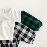 Load image into Gallery viewer, Baby Unisex Checked Rompers Wholesale 221130351

