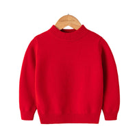 Load image into Gallery viewer, Kid Unisex Solid Color Crochet Sweaters Wholesale 22113039
