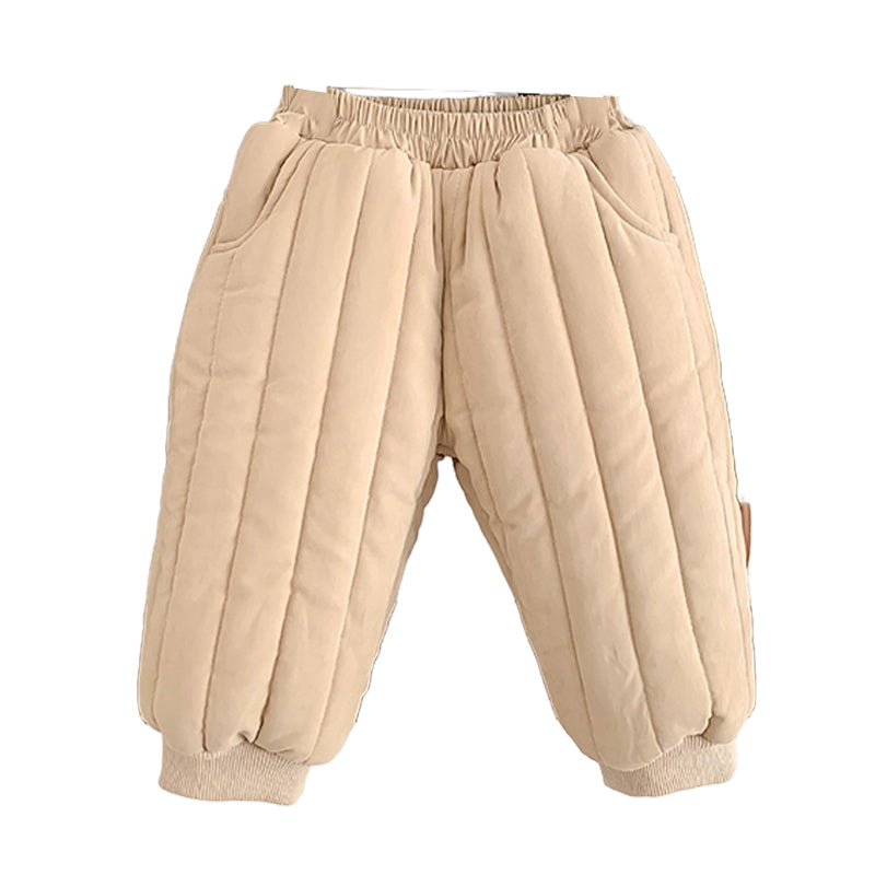 Baby Kid Unisex Solid Color Pants Wholesale 221130416