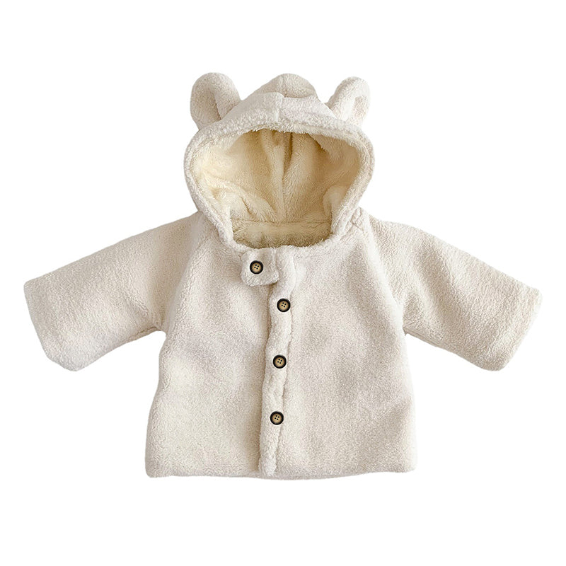 Baby Kid Unisex Solid Color Jackets Outwears Wholesale 221130425