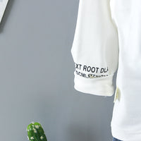 Load image into Gallery viewer, 3 Pieces Set Baby Kid Boys Letters Tops And Ripped Vests Waistcoats And Pants Wholesale 221130522
