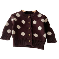 Load image into Gallery viewer, Baby Girls Polka dots Print Sweaters Wholesale 221130531
