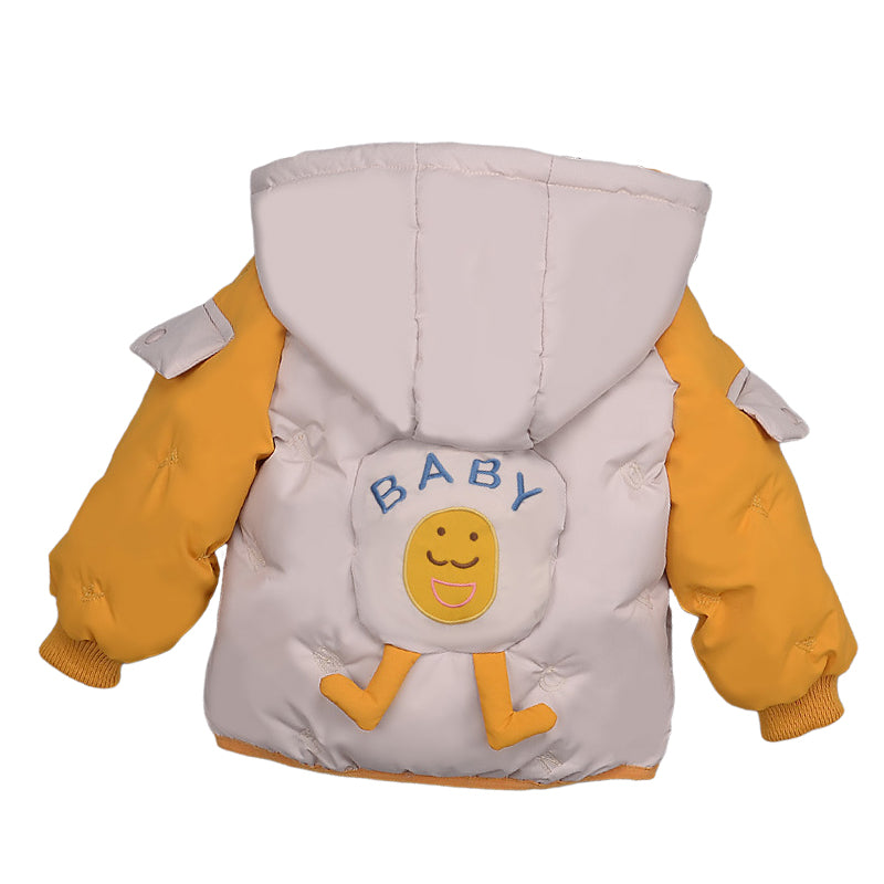 Baby Kid Unisex Letters Color-blocking Cartoon Print Jackets Outwears Wholesale 22113055