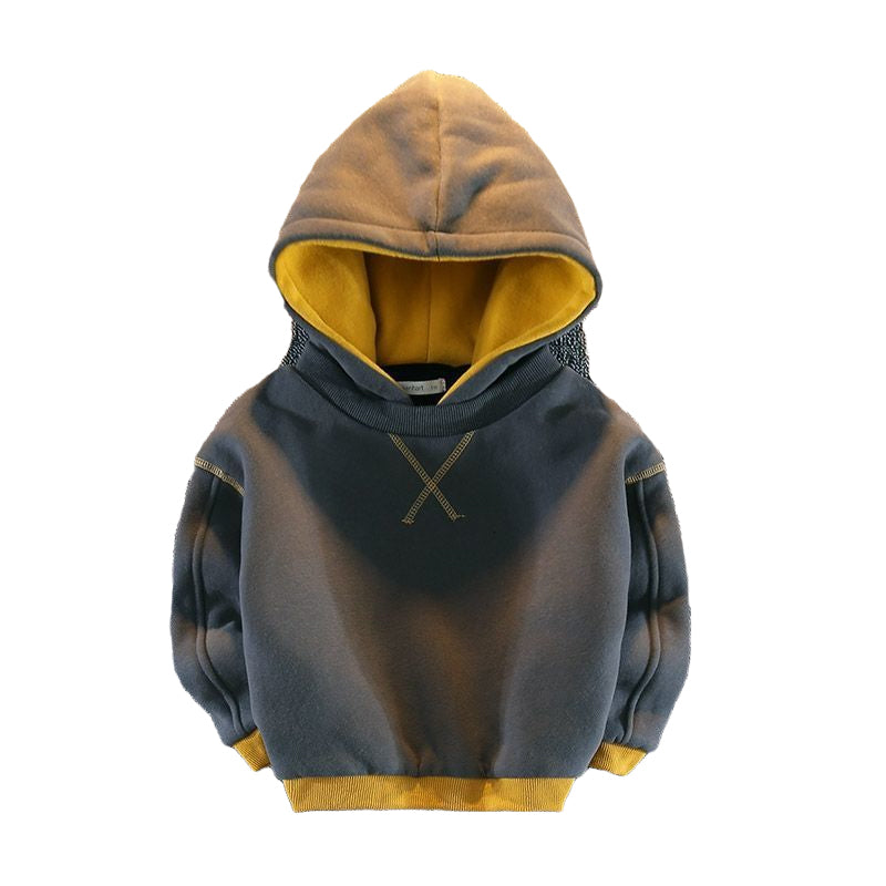 Baby Kid Boys Color-blocking Hoodies Swearshirts Wholesale 22113058