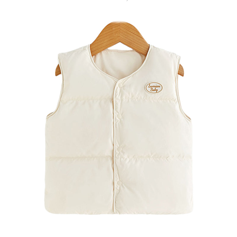 Baby Unisex Solid Color Vests Waistcoats Wholesale 221130597