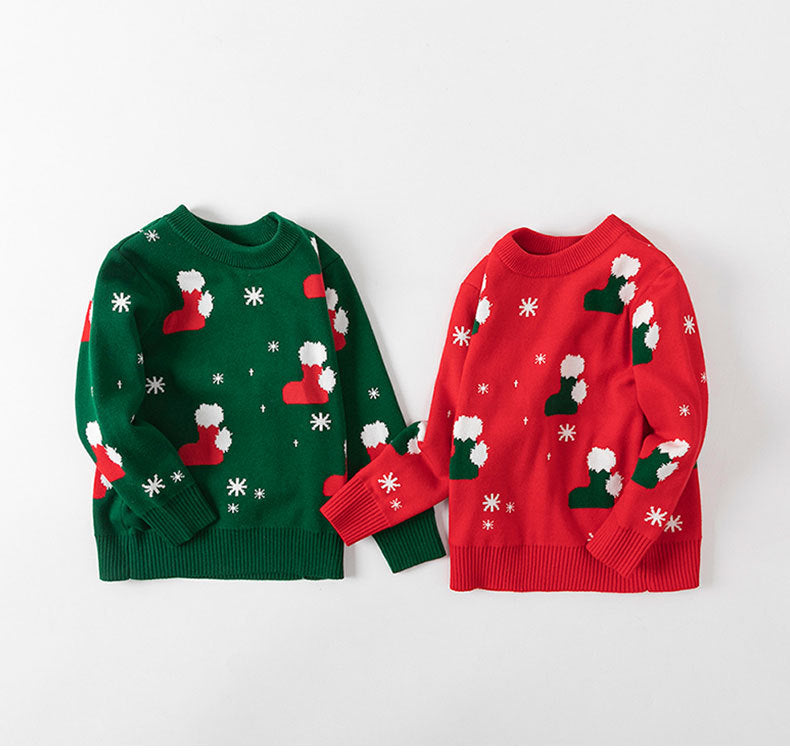 Baby Kid Unisex Print Christmas Sweaters Wholesale 22113075