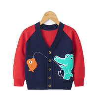 Load image into Gallery viewer, Baby Kid Unisex Dinosaur Cartoon Cardigan Wholesale 22113076
