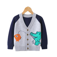 Load image into Gallery viewer, Baby Kid Unisex Dinosaur Cartoon Cardigan Wholesale 22113076
