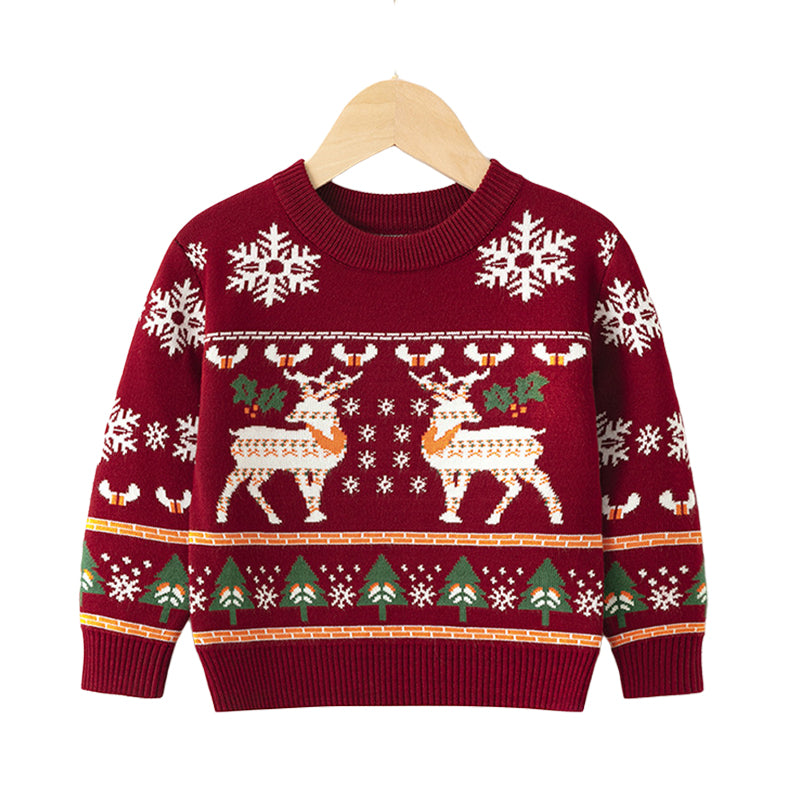 Baby Kid Unisex Cartoon Christmas Sweaters Wholesale 22113078